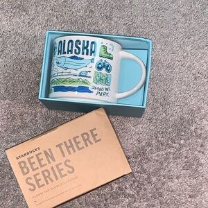 Starbucks Alaska Been There Series Mug with Blue and Green Accents